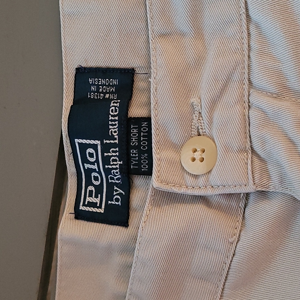 Polo by Ralph Lauren Men's 38 Chino Shorts Tyler Short 100 Cotton